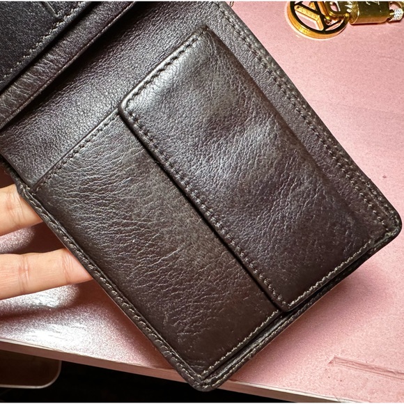 CELINE Macadam Canvas Leather Bifold Wallet Purse Men - Picture 16 of 16